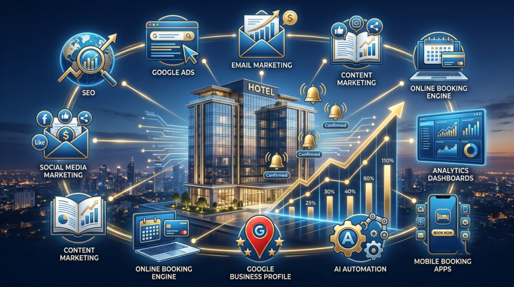 INCREASE HOTEL BOOKINGS ONLINE