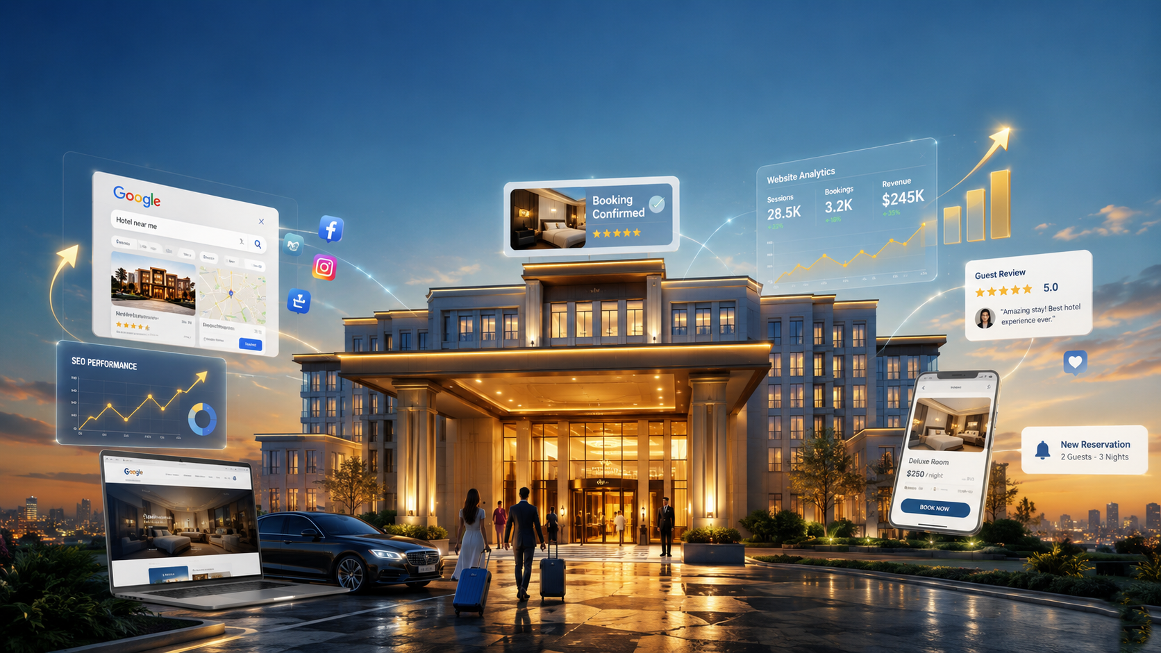INCREASE HOTEL BOOKINGS ONLINE